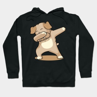 'Cute Dabbing Dog' Cool Dabbing Dog Bulldog Hoodie